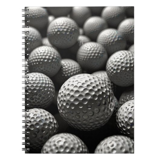 Carnet Motif Golf Balls (Devant)