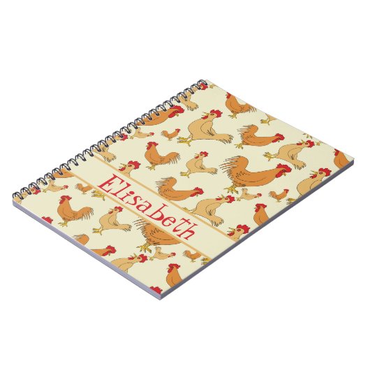 Carnet Motif graphique d'ours panda à personnaliser (Côté gauche)