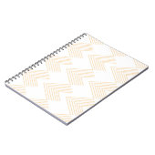 Carnet Motif graphique simple et moderne en forme de flèc (Côté gauche)