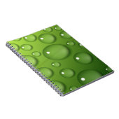 Carnet Motif Green Raindrop (Côté Droit)