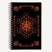 Carnet Motif Grimoire Cosmos (Recto)
