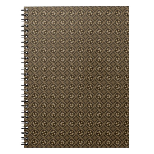 Carnet motif gris Abstrait (Devant)