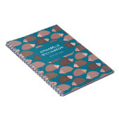Carnet Motif hérisson personnalisé (Côté Droit)