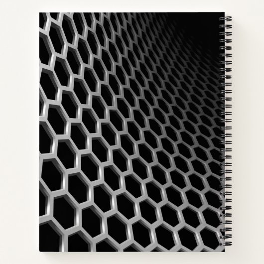 Carnet Motif Hexagon (Dos)