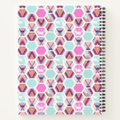 Carnet Motif Hexagon aquarelle (Dos)