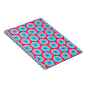 Carnet Motif Hexagon rose (Côté Droit)
