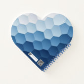 Carnet Motif hexagonal entrelacé (Dos)