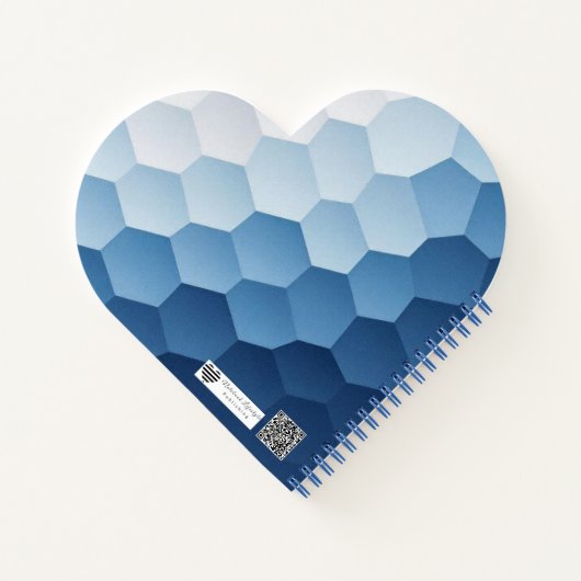 Carnet Motif hexagonal entrelacé (Dos)