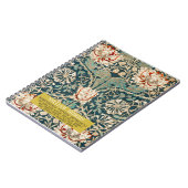 Carnet Motif Honeysuckle - Design de William Morris (Côté gauche)