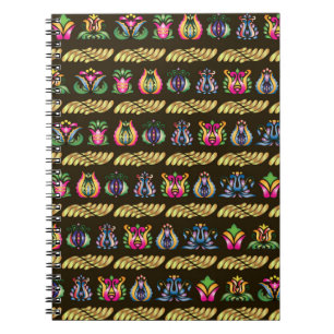 Carnet Motif hongrois folklorique