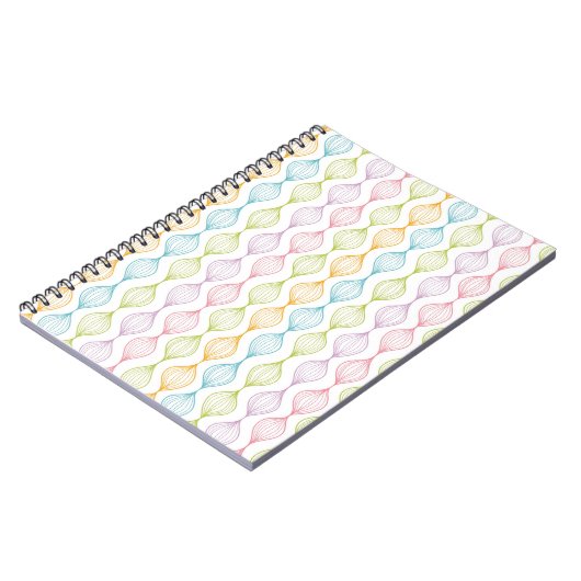 Carnet motif horizontal coloré (Côté gauche)