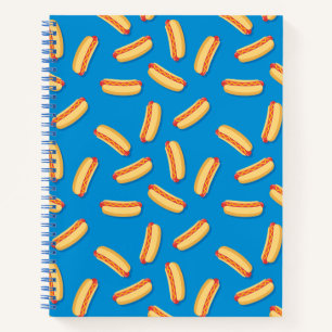 Carnet Motif Hotdogs de restauration rapide