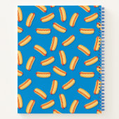 Carnet Motif Hotdogs de restauration rapide (Dos)