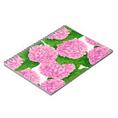 Carnet Motif Hydrangea (Côté gauche)