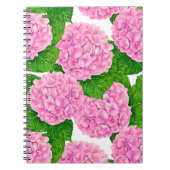 Carnet Motif Hydrangea (Devant)