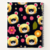 Carnet Motif inclinable Panda sans soudure (Dos)