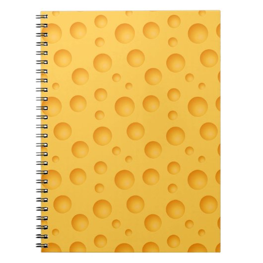 Carnet Motif jaune de fromage (Devant)