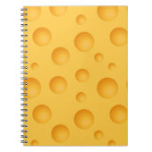 Carnet Motif jaune de fromage (Devant)