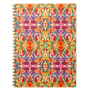 Carnet Motif kaléidoscope bohème