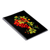 Carnet Motif Khokhloma (Côté Droit)