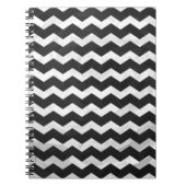 Carnet Motif Kohl Black Chevron (Devant)