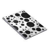 Carnet Motif Kohl Black Polka (Côté Droit)
