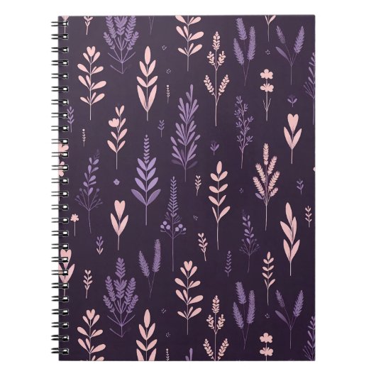 Carnet Motif Lavender Dreams (Devant)