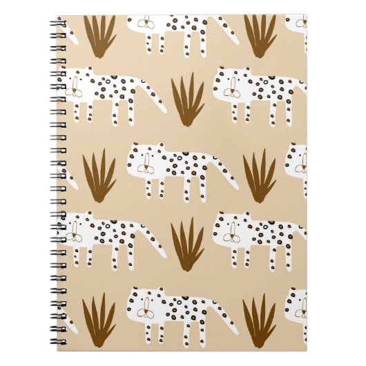 Carnet Motif léopard (Devant)