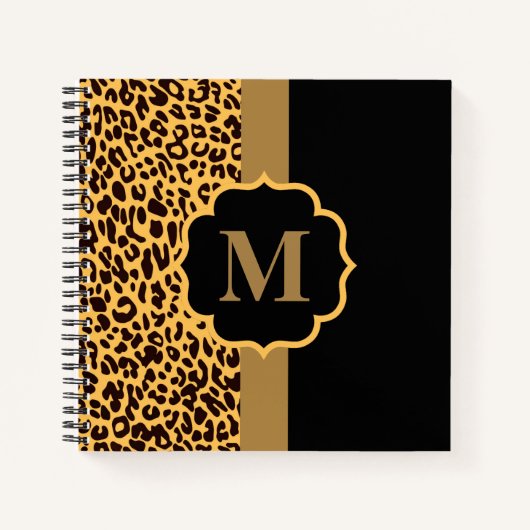 Carnet Motif léopard (Devant)