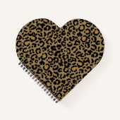 Carnet Motif léopard en naturel 2 (Devant)