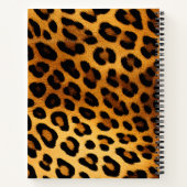 Carnet Motif léopard noir (Dos)