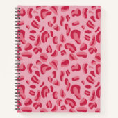 Carnet Motif léopard rose (Devant)