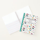 Carnet Motif Licorne Fée Enfant (Intérieur)