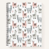 Carnet Motif Llamas souriant (Devant)