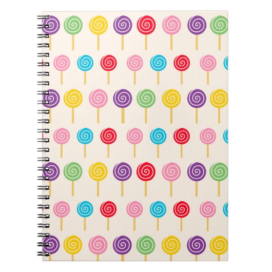 Carnet Motif Lollipop (Devant)