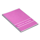 Carnet Motif Lollypop rose (Côté Droit)