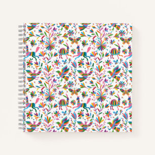 Carnet Motif lumineux à l'ottomi mexicain