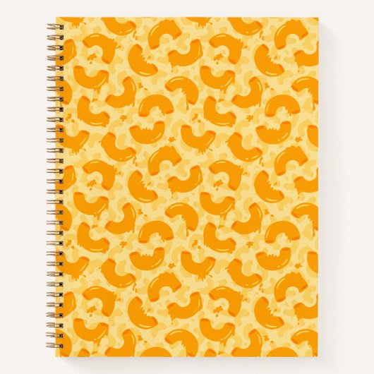 Carnet Motif Macaroni au Fromage (Devant)