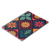 Carnet Motif magique Fleurs (Côté gauche)