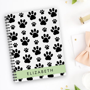 Carnet Motif mâle, Patrouilles de chien, Noir et Blanc, V