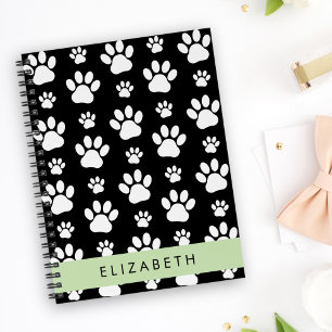 Carnet Motif mâle, Patrouilles de chien, Noir et Blanc, V