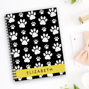 Carnet Motif mâle, Patrouilles de chien, Noir et Blanc, V