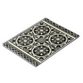 Carnet Motif Mandala noir et blanc par Vision Studio (Côté gauche)
