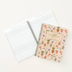Carnet Motif Mandragore Fleurs Magiques