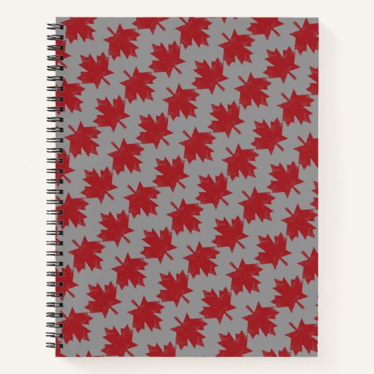 Carnet Motif Maple Leaf (Devant)