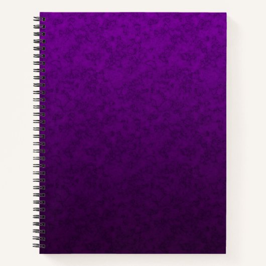 Carnet Motif marbré violet (Devant)