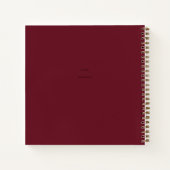 Carnet Motif Marigold (Dos)