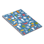 Carnet Motif marin de symboles (Côté Droit)