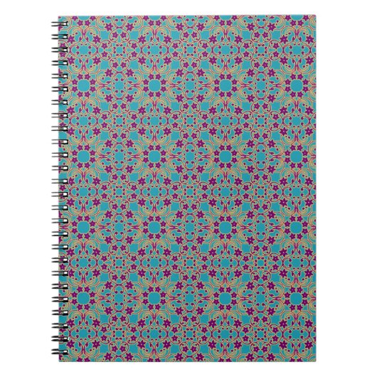 Carnet Motif marocain Arabe (Devant)