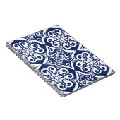 Carnet Motif marocain bleu et blanc (Côté Droit)